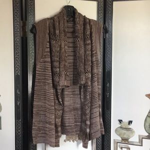 Elie Tahari Wrap Knit Cardigan